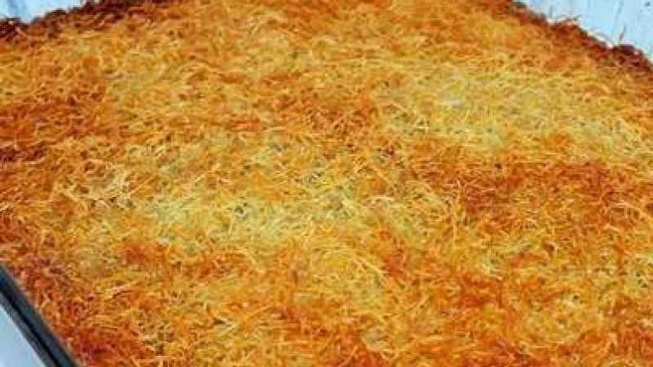 Gönül rahatlığıyla konuklarınıza sunacağınız kadayıf tarifi