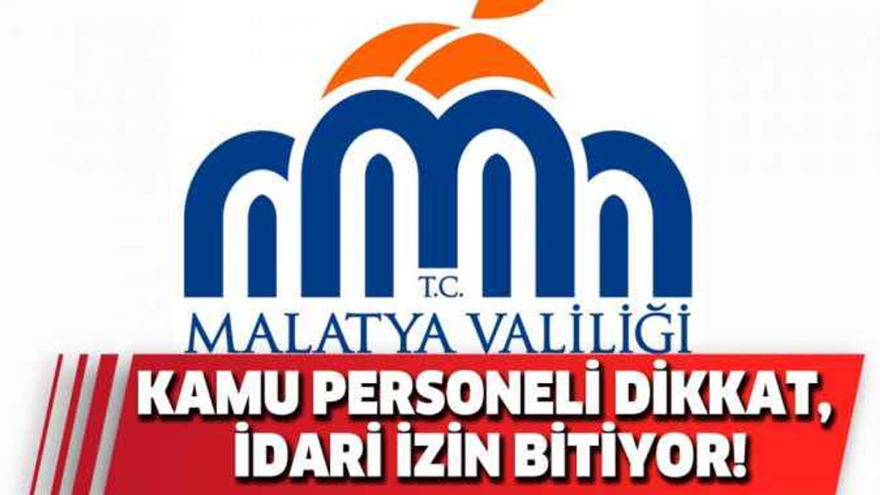 Kamu Personeli Dikkat, İdari İzin Bitiyor!