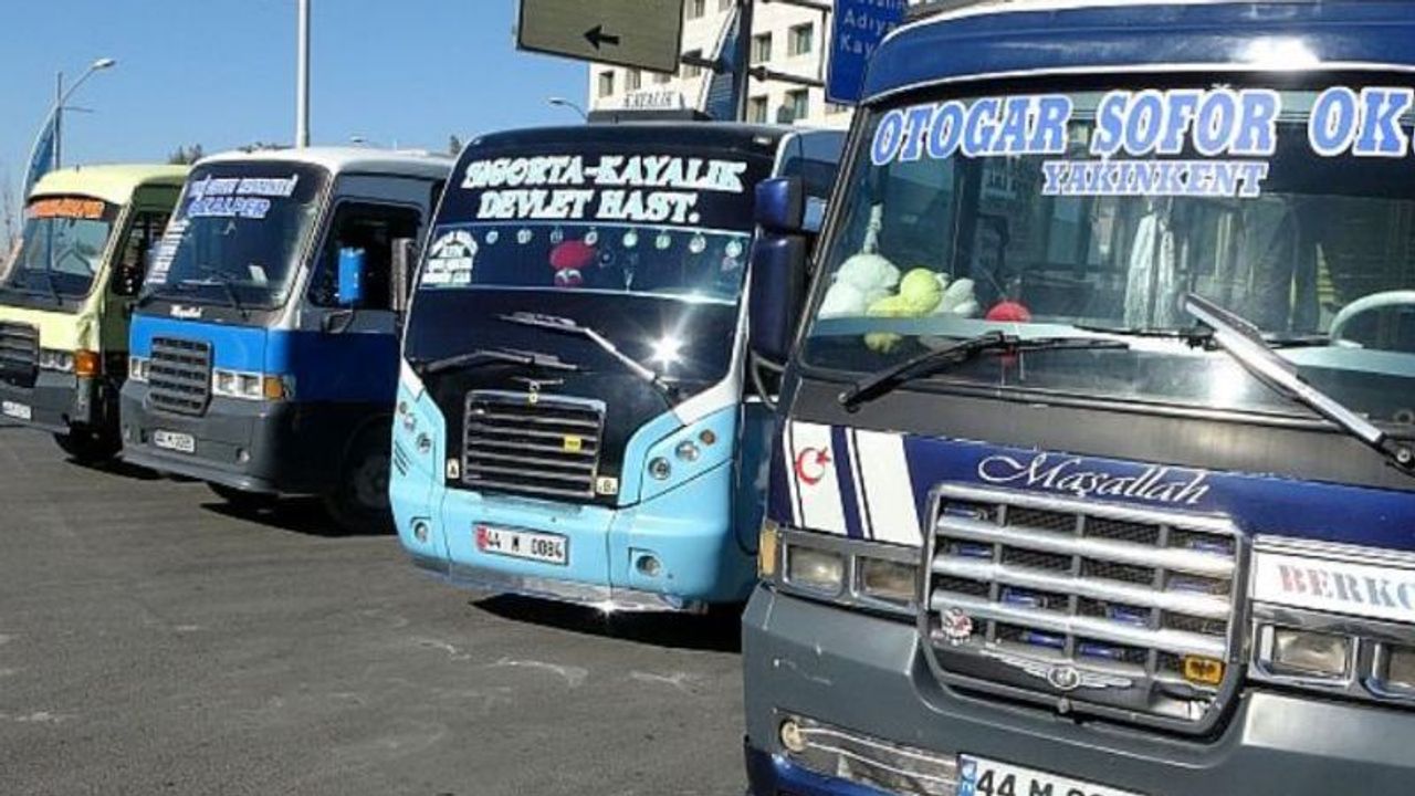 Malatya’da minibüsler 20 TL mi olacak?