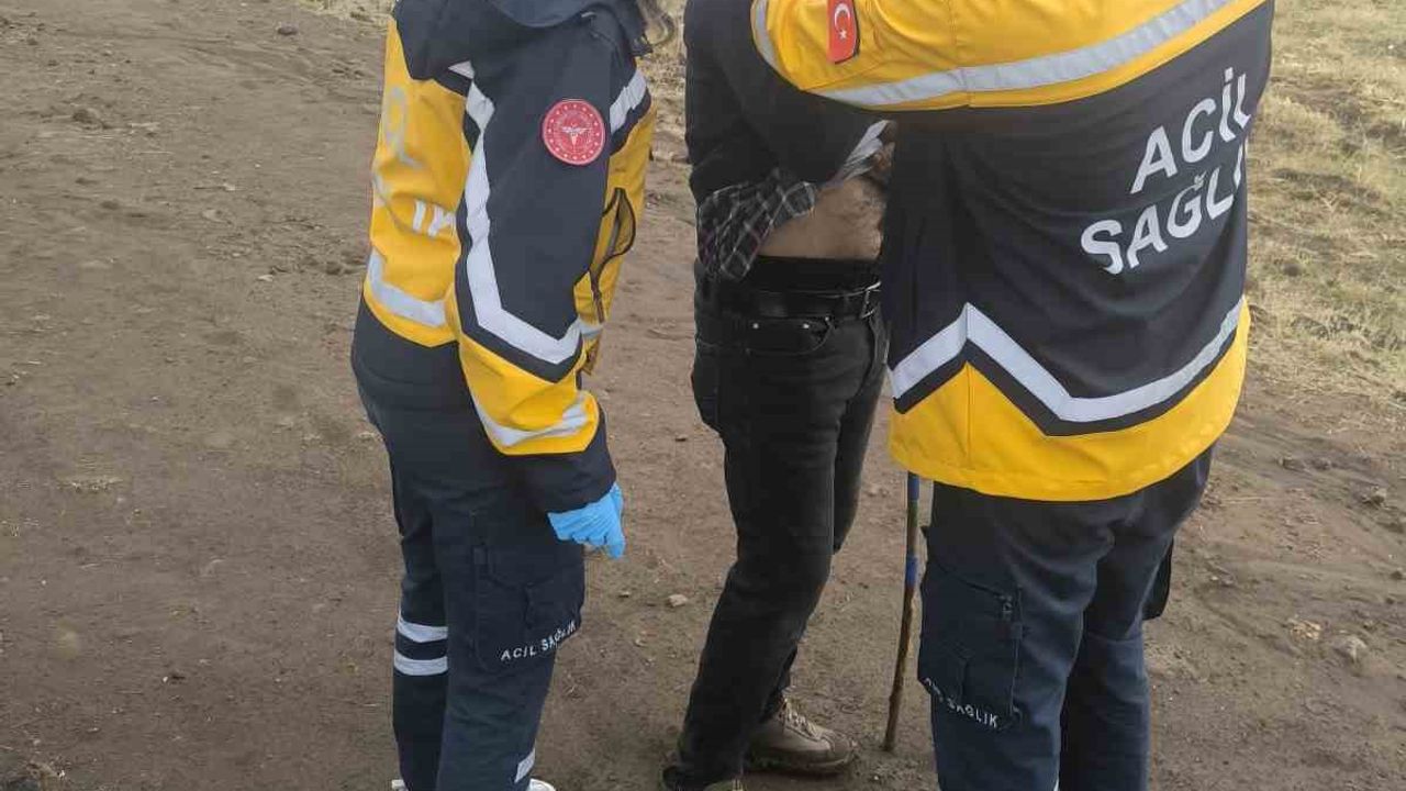 Elazığ'da yanına yıldırım düşen şahıs yaralandı