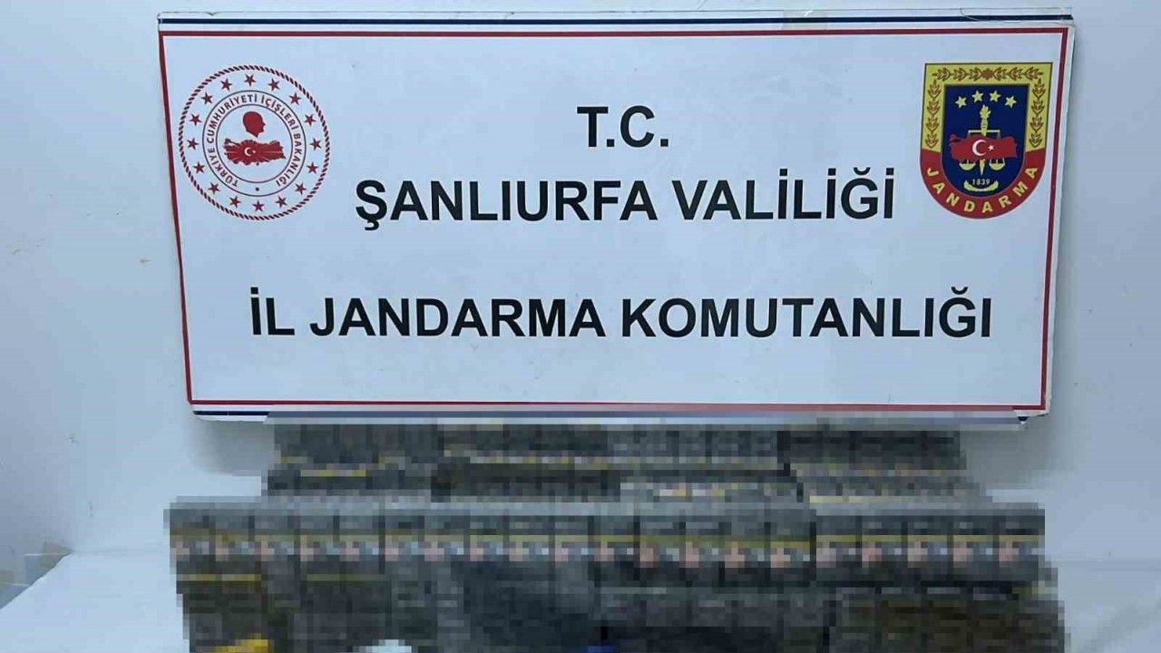 Binlerce paket Şanlıurfa'da ele geçirildi