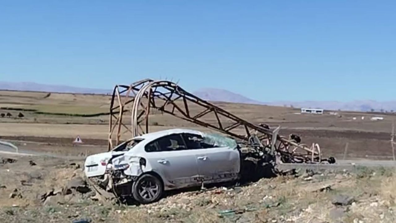 Şanlıurfa'da kontrolden çıkan otomobil elektrik direğini devirdi: 1 yaralı