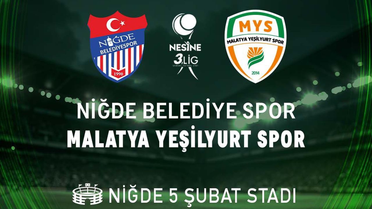Yeşilyurtspor zorlu Niğde deplasmanında