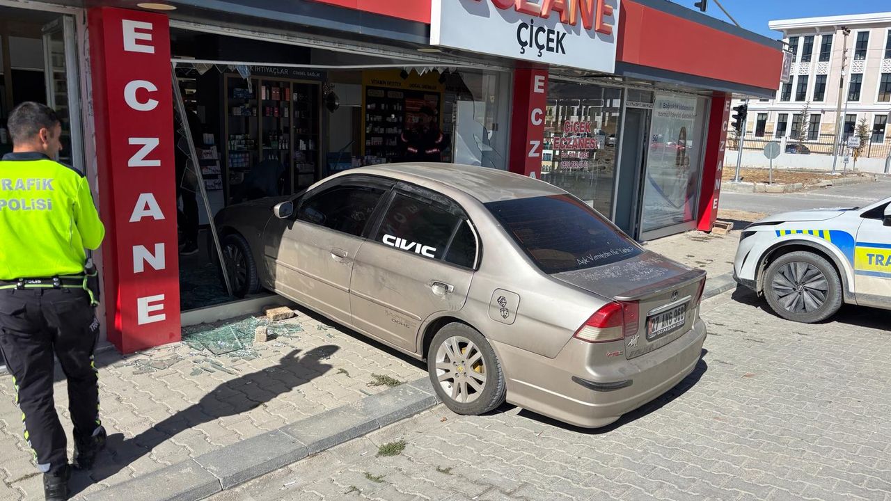 Doğanşehir’de ilginç kaza!
