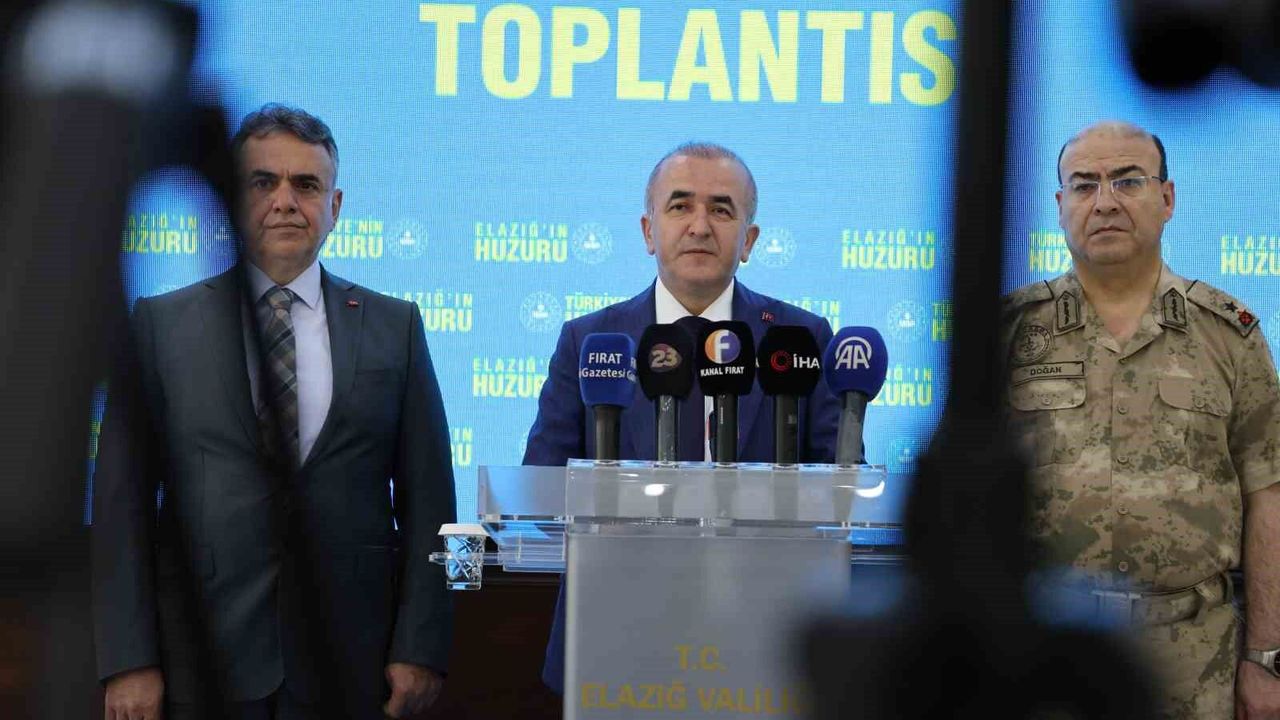 Vali Hatipoğlu'ndan Elazığ'daki salgın iddialarına ilişkin açıklama geldi