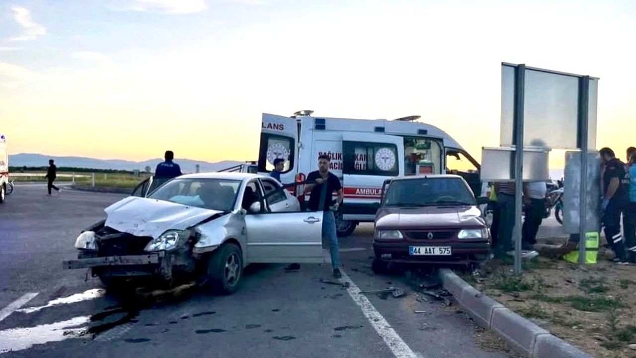 Malatya Kuzey Çevreyolu’nda Kaza! Dilek Kavşağı’nd