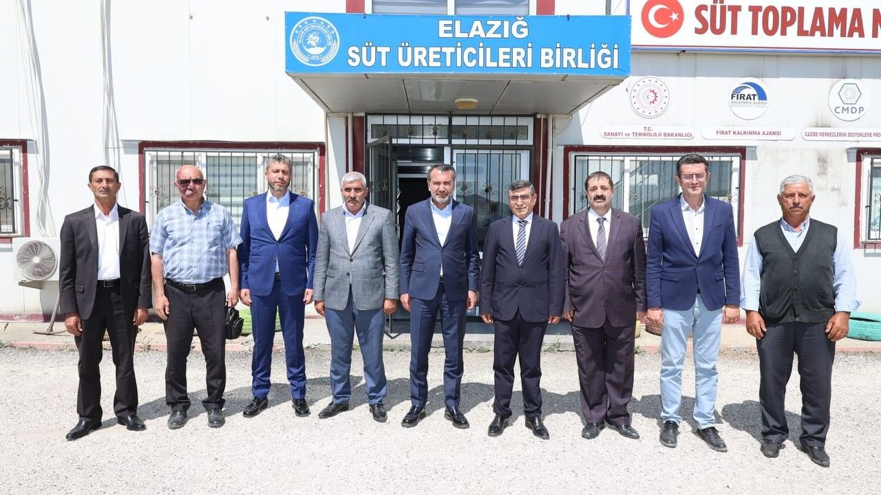 Elazığ’a dev gıda yatırımı: Pastörize süt üretim tesisinde t
