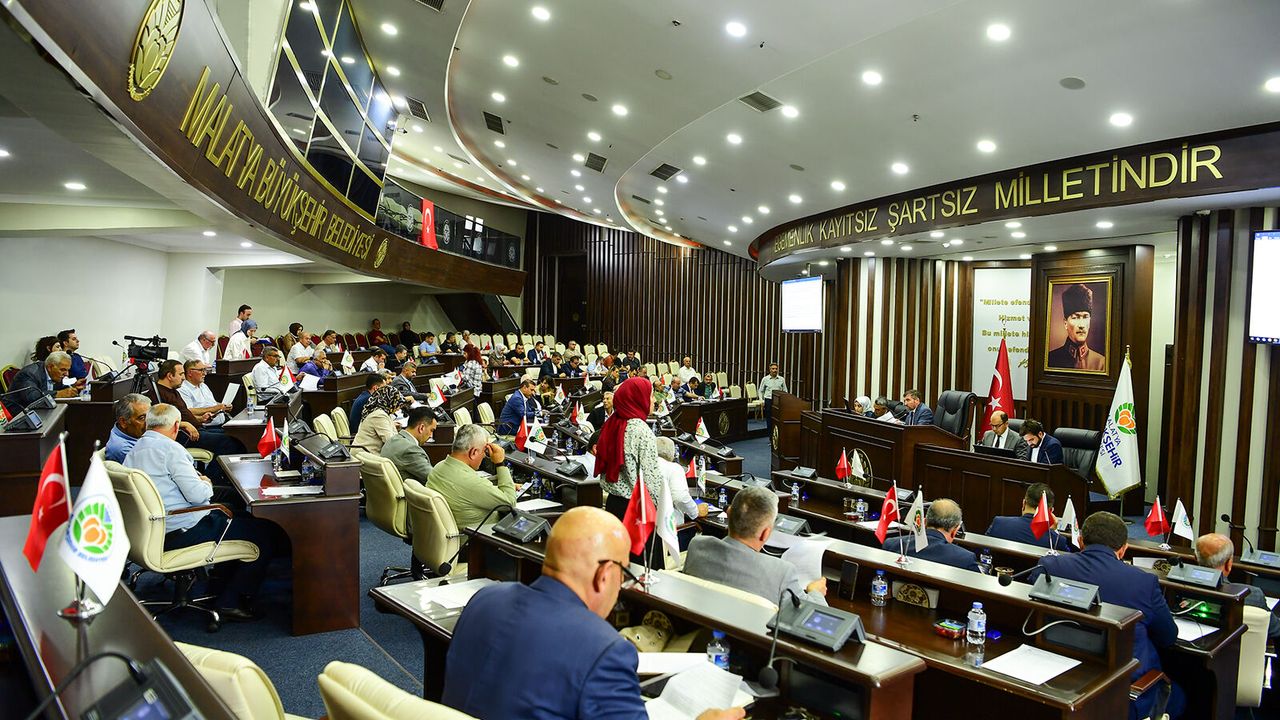 Malatya Büyükşehir Belediye Meclisi Haziran Toplan