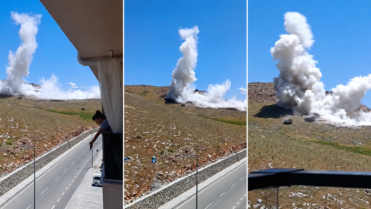 Malatya'da  Deprem Konutları’nda Patlama Meydana Geldi!