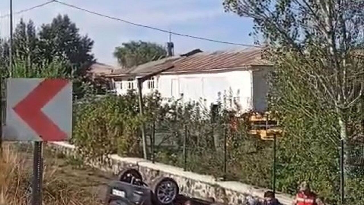 Elazığ'da şarampol kazasında 2 yaralı