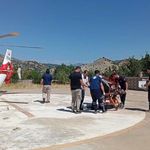 Tunceli’den Malatya’ya Acil Sevk! Yaralı Kadın Helikopter Ambulansla Hastaneye Getirildi
