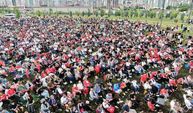 Malatya’da Milli Heyecan Meydanlara Taştı! Yüzlerce Kişi Dev Ekran Başında Buluştu