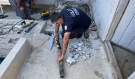 Beton Kırıldı, Boru Kesildi: Yeşilyurt'ta yavru kediye umut operasyonu