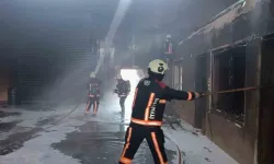 Malatya’da fabrika yandı