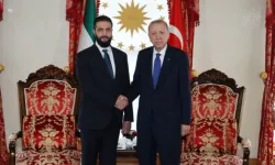 Cumhurbaşkanı Erdoğan, Şara ile görüştü