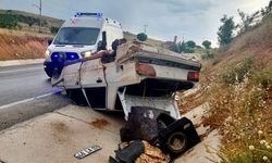 Malatya’da boş su kanalına uçtu!