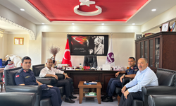 Arapgir İlçe Jandarma Komutanı Onbüyük'ten Veda Ziyareti