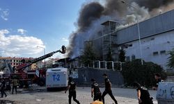 Malatya’da yapı marketinde korkutan yangın!  TOMA destek veriyor