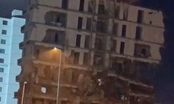 Malatya’da 7 kat saniye içinde tuz buz oldu!