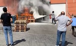 Faciaya ramak kala… Yangını gören tüpüyle koştu!
