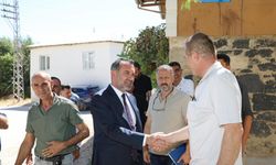 Elazığ Belediye Başkanı Şerifoğulları, incelemelerini sürdürüyor