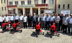 Akçadağ’da üreticilere motorlu çapa makinesi dağıtıldı