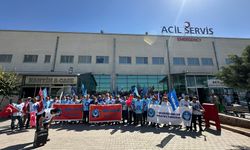 Malatya’da Kamu Çalışanlarından İş Bırakma Eylemi