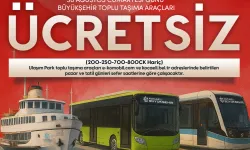 30 Ağustos'ta ulaşım ücretsiz