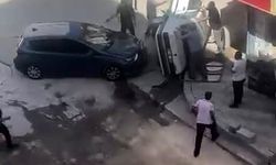 Elazığ’da kaza yapan otomobil yan yattı: 1 yaralı