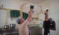 Katmer ustalarından İtalyanları kıskandıran şov