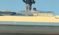 Elazığ'da yürekleri ağza getiren görüntü!