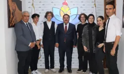 Fen Lisesi öğrencilerinden TEKNOFEST öncesi Milli Eğitim'e ziyaret