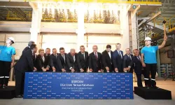 Yeni enerji camı hattı faaliyete geçti