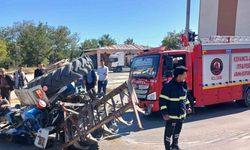 Elazığ’da traktör devrildi: 2 yaralı