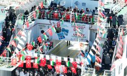 Malatyalı Öğrenciler Gazze İçin Feribotla Yola Çıktı