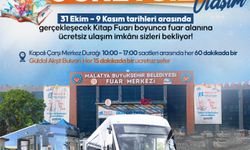 Malatya Kitap Fuarı’na Ücretsiz Ulaşım İmkanı