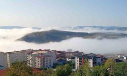 Diyarbakır'ın o ilçesinde sis etkili oldu