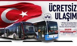 Elazığ’da 29 Ekim’de toplu ulaşım ücretsiz