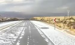 Elazığ’da dolu yağışı