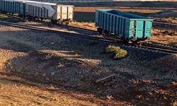 Kurtalan’da tren vagonu raydan çıktı