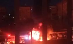 Viranşehir’de park halindeki traktör alev topuna döndü