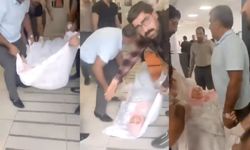 Malatya'da Ambulans Verilmeyince Eşini Battaniyeye Sarıp Taşıdı