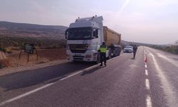 Brandasız yük taşıyan yandı!