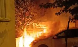 Bir anda alev topuna döndü