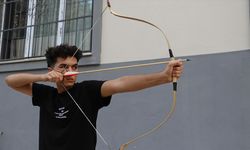 Dizilerden görüp merak saldığı okçulukta Türkiye rekoru kırdı