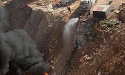 Adıyaman'da atık malzeme yangını korkuttu