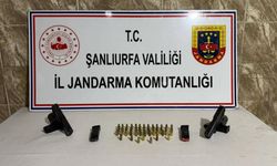 Şanlıurfa’da 5 ruhsatsız silah ele geçirildi