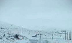 Sürücülere Uyarı! Sincik-Malatya yolunda kar yağışı etkili oluyor