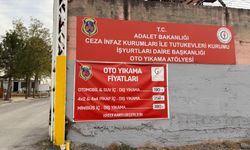 Uygun fiyatlı oto yıkama için Malatyalılar cezaevine gidiyor