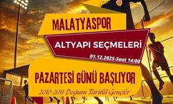 Malatyaspor altyapı seçmeleri başlıyor